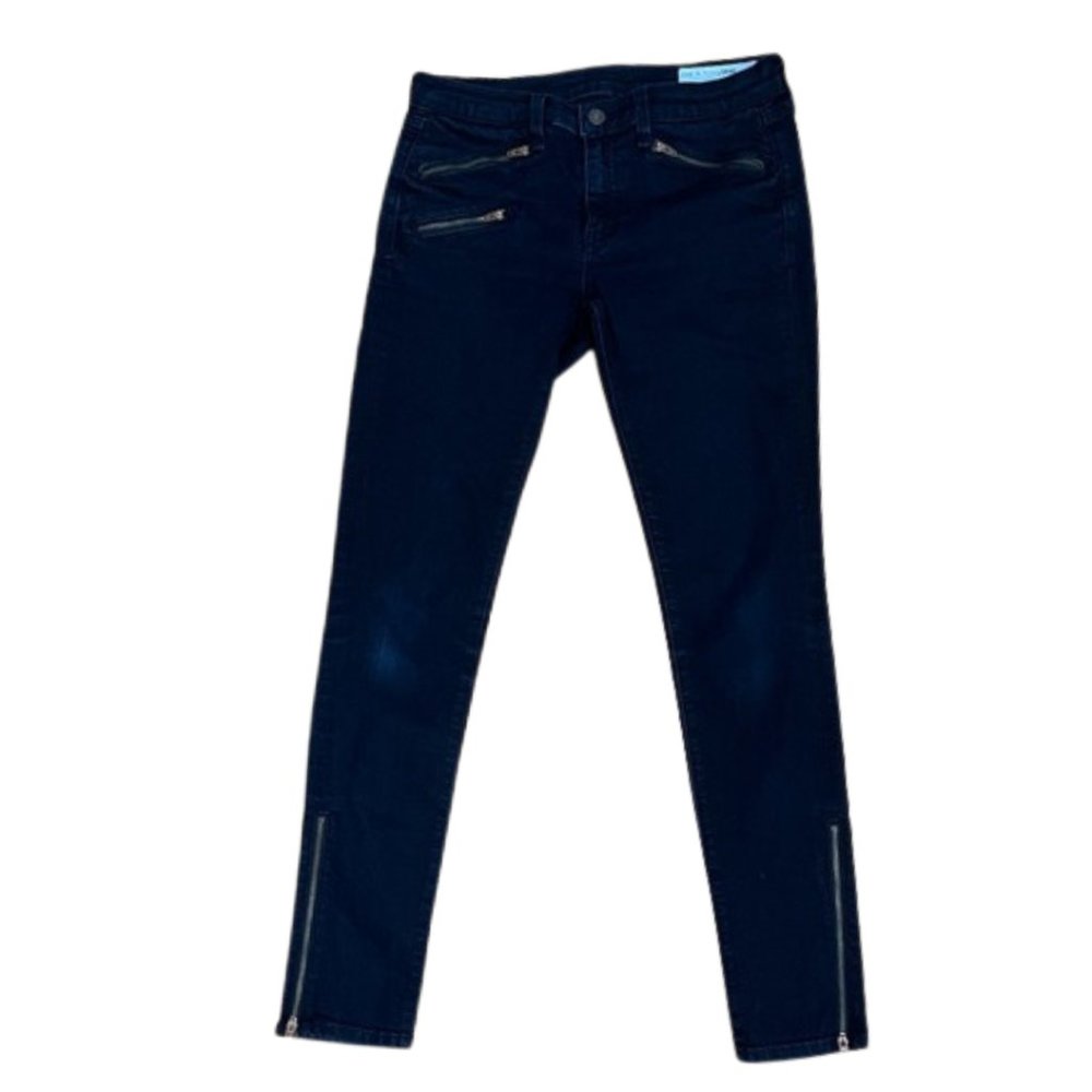 Rag and Bone Moto Zipper Jeans